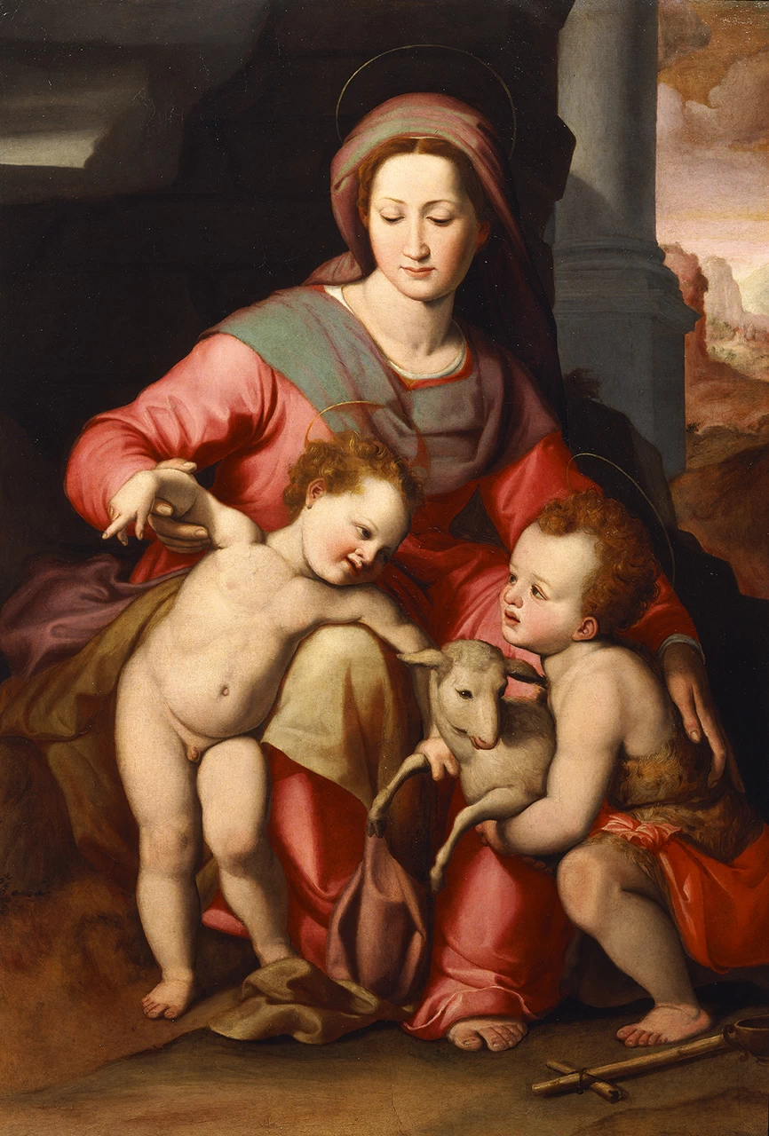 Madonna con Gesù Bambino e San Giovannino - Museo di Casa Martelli, Firenze